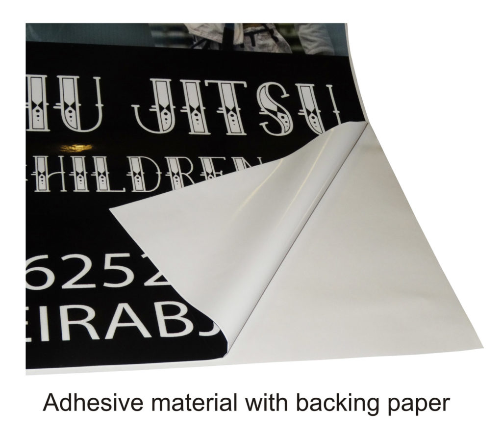 Adhesive Vinyl Decal Sticker