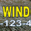 Rear View Window Graphic Decal Sticker, Window Service 1 - Image 2